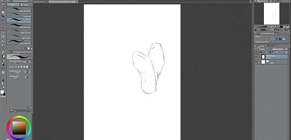  Speed Drawing - Kairi Footjob